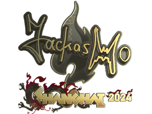 Sticker | jackasmo (Gold) | Shanghai 2024
