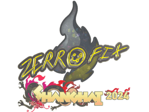 Sticker | zeRRoFIX (Glitter) | Shanghai 2024