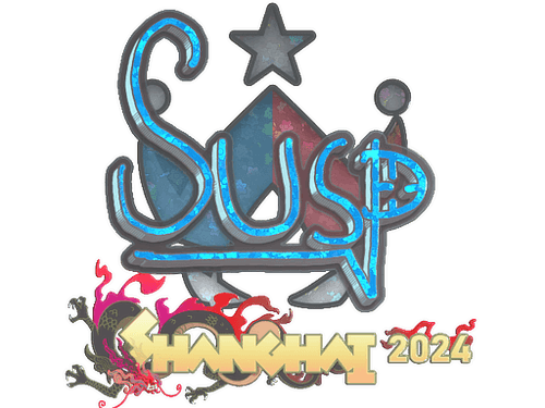 Sticker | susp (Glitter) | Shanghai 2024