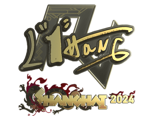 Sticker | L1haNg (Gold) | Shanghai 2024