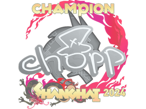 Sticker | chopper (Champion) | Shanghai 2024