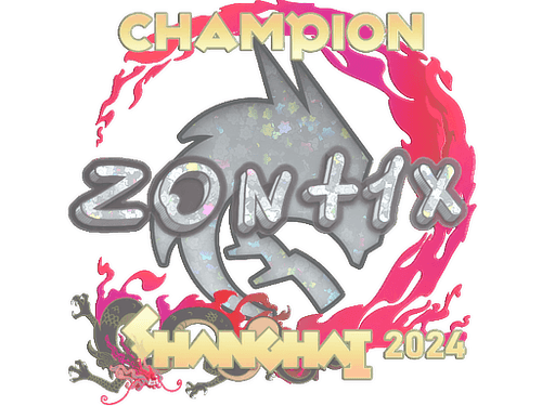 Sticker | zont1x (Glitter, Champion) | Shanghai 2024