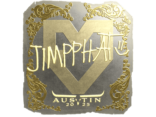Sticker | Jimpphat (Gold) | Austin 2025