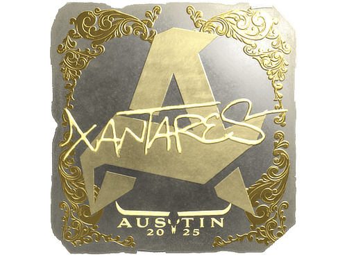 Sticker | XANTARES (Gold) | Austin 2025