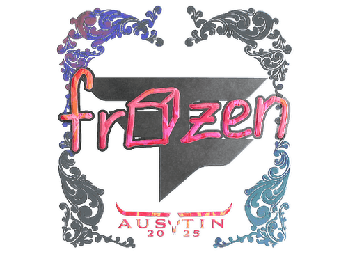 Sticker | frozen (Holo) | Austin 2025