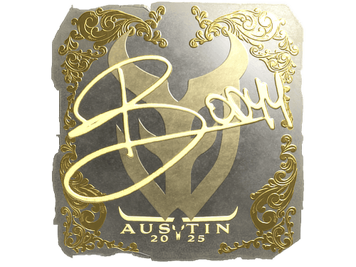 Sticker | bodyy (Gold) | Austin 2025