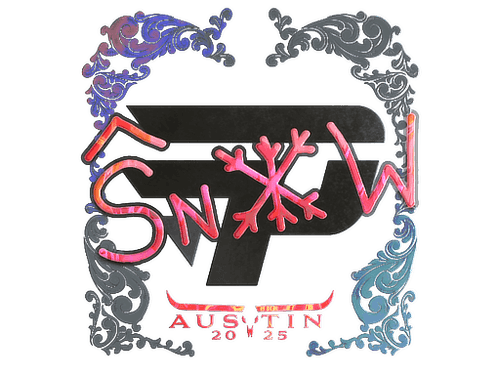 Sticker | snow (Holo) | Austin 2025