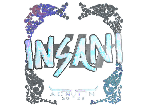 Sticker | insani (Holo) | Austin 2025