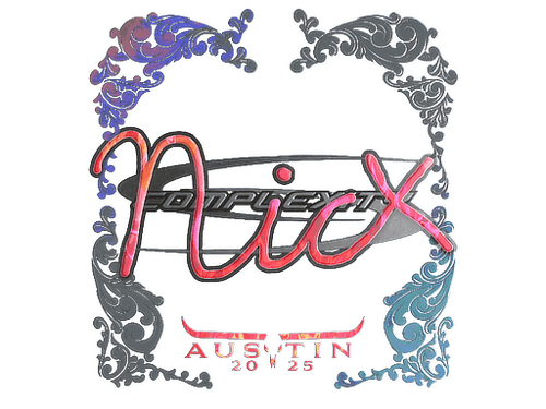 Sticker | nicx (Holo) | Austin 2025