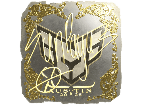 Sticker | SunPayus (Gold) | Austin 2025