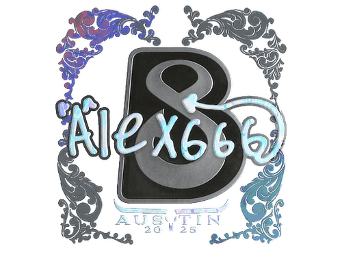 Sticker | alex666 (Holo) | Austin 2025