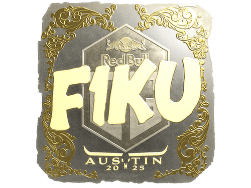 Sticker | F1KU (Gold) | Austin 2025
