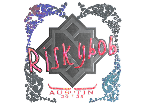 Sticker | riskyb0b (Holo) | Austin 2025