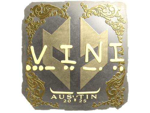 Sticker | VINI (Gold) | Austin 2025