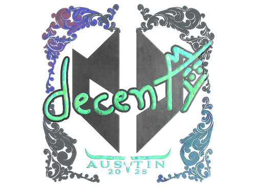 Sticker | decenty (Holo) | Austin 2025
