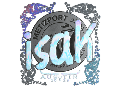 Sticker | isak (Holo) | Austin 2025
