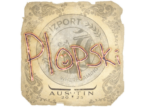 Sticker | Plopski | Austin 2025
