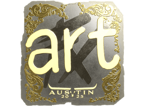 Sticker | arT (Gold) | Austin 2025