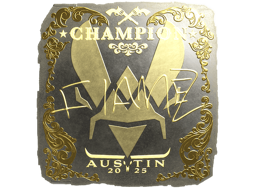 Sticker | FlameZ (Gold, Champion) | Austin 2025