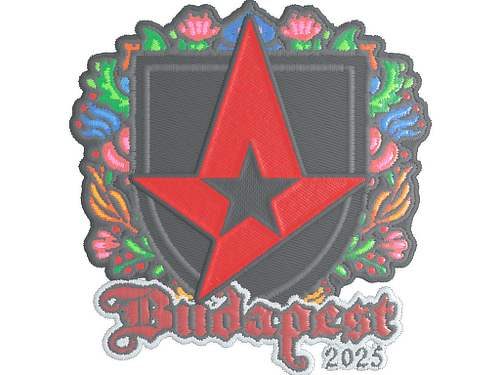Sticker | Astralis (Embroidered) | Budapest 2025