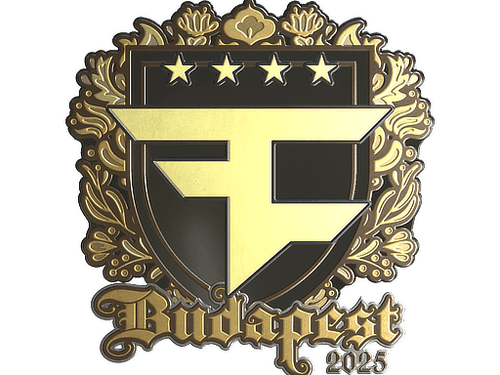 Sticker | FaZe Clan (Gold) | Budapest 2025