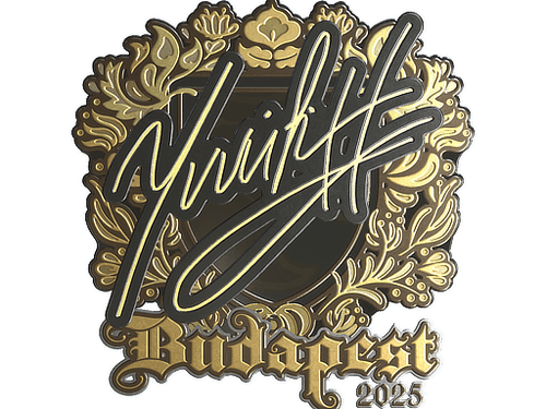 Sticker | yuurih (Gold) | Budapest 2025