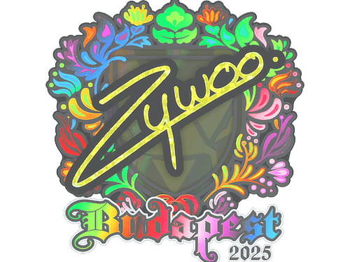 Sticker | ZywOo (Holo) | Budapest 2025
