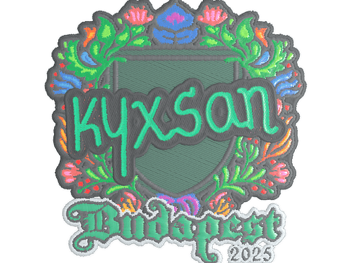 Sticker | kyxsan (Embroidered) | Budapest 2025