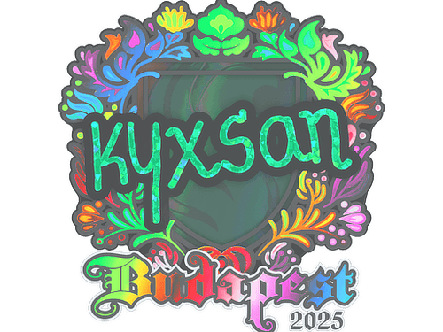 Sticker | kyxsan (Holo) | Budapest 2025