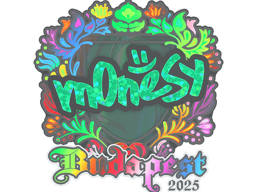 Sticker | m0NESY (Holo) | Budapest 2025