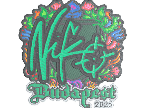 Sticker | NiKo (Embroidered) | Budapest 2025