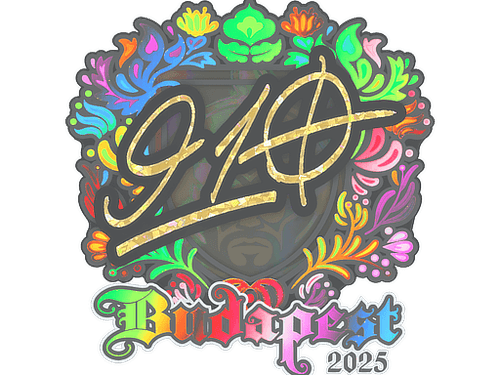 Sticker | 910 (Holo) | Budapest 2025