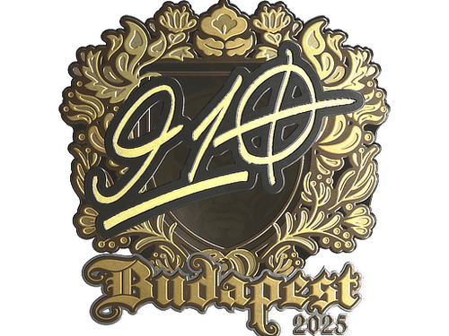 Sticker | 910 (Gold) | Budapest 2025