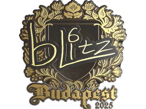 Sticker | bLitz (Gold) | Budapest 2025
