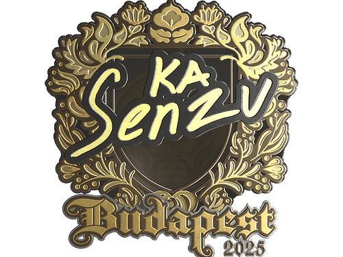 Sticker | Senzu (Gold) | Budapest 2025