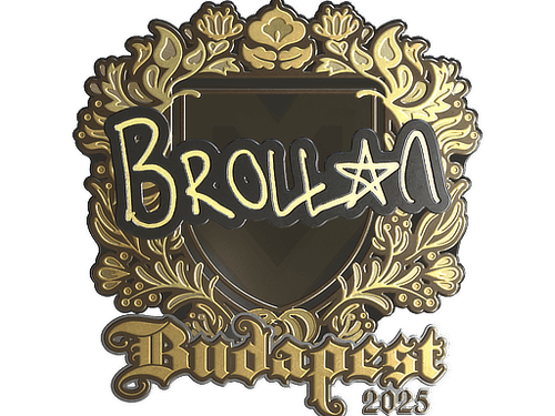 Sticker | Brollan (Gold) | Budapest 2025