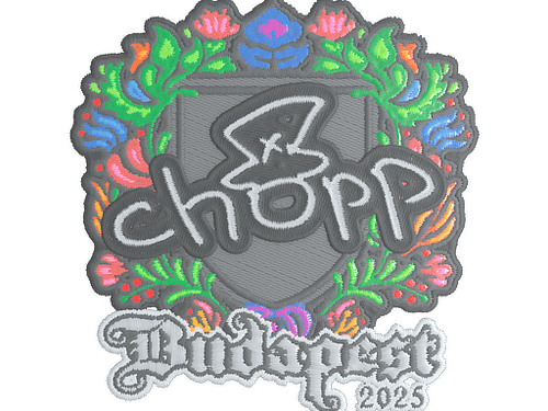 Sticker | chopper (Embroidered) | Budapest 2025