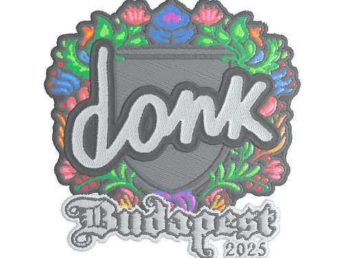 Sticker | donk (Embroidered) | Budapest 2025