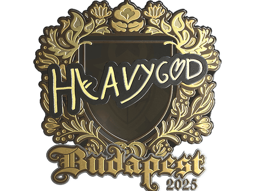 Sticker | Heavygod (Gold) | Budapest 2025