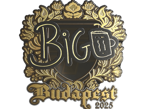 Sticker | biguzera (Gold) | Budapest 2025