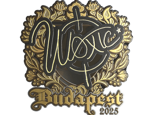 Sticker | woxic (Gold) | Budapest 2025