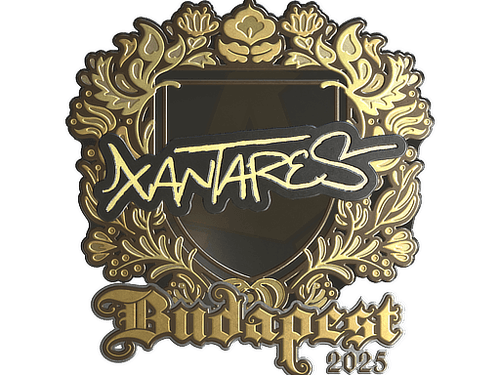 Sticker | XANTARES (Gold) | Budapest 2025