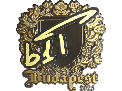 Sticker | b1t (Gold) | Budapest 2025