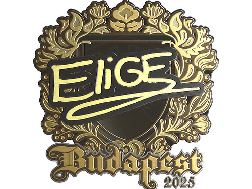 Sticker | EliGE (Gold) | Budapest 2025