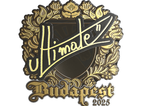 Sticker | ultimate (Gold) | Budapest 2025