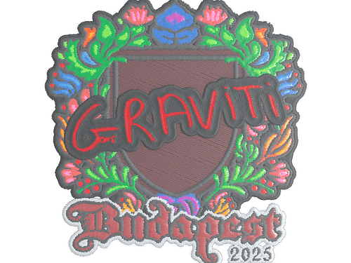 Sticker | Graviti (Embroidered) | Budapest 2025