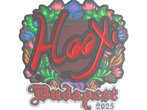 Sticker | HooXi (Embroidered) | Budapest 2025