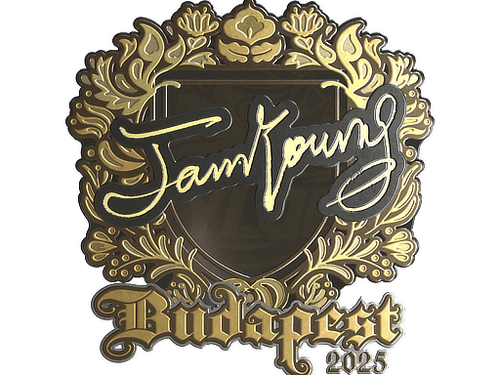 Sticker | JamYoung (Gold) | Budapest 2025