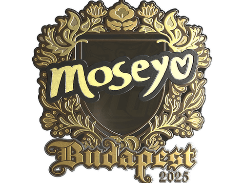 Sticker | Moseyuh (Gold) | Budapest 2025