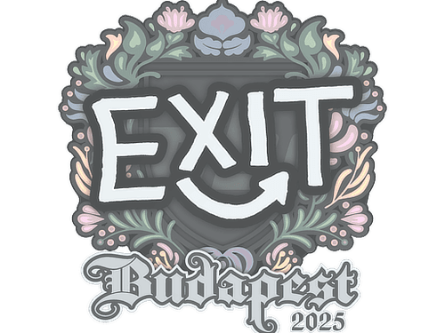 Sticker | exit | Budapest 2025
